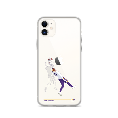 Justin Jefferson "4th and 18" iPhone Case