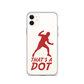 Zach Lewis "That's a Dot" iPhone Case