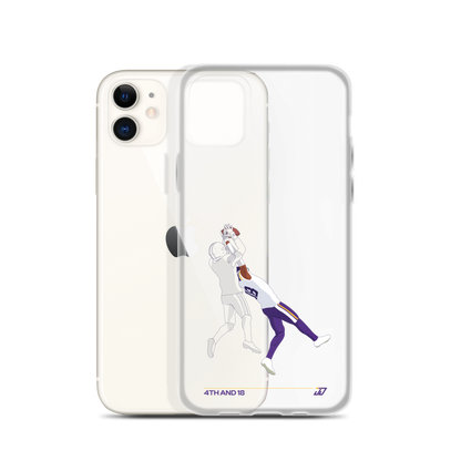 Justin Jefferson "4th and 18" iPhone Case