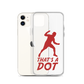 Zach Lewis "That's a Dot" iPhone Case