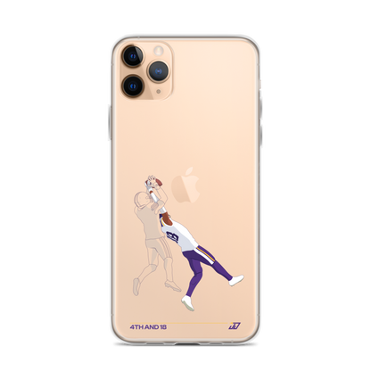Justin Jefferson "4th and 18" iPhone Case