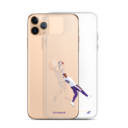 Justin Jefferson "4th and 18" iPhone Case