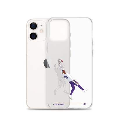 Justin Jefferson "4th and 18" iPhone Case