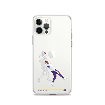 Justin Jefferson "4th and 18" iPhone Case