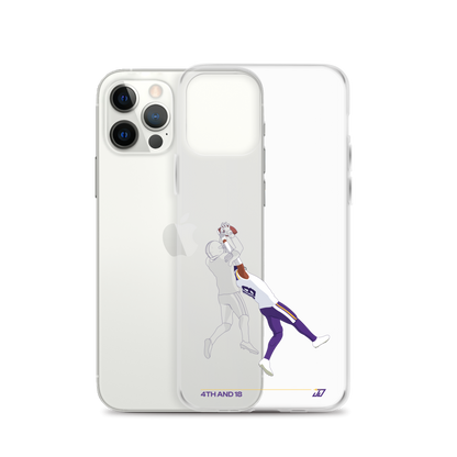 Justin Jefferson "4th and 18" iPhone Case