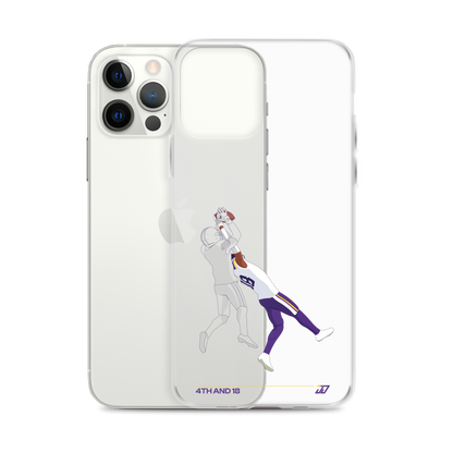 Justin Jefferson "4th and 18" iPhone Case