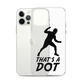 Zach Lewis "That's a Dot" iPhone Case