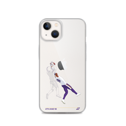 Justin Jefferson "4th and 18" iPhone Case