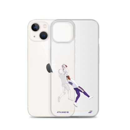 Justin Jefferson "4th and 18" iPhone Case