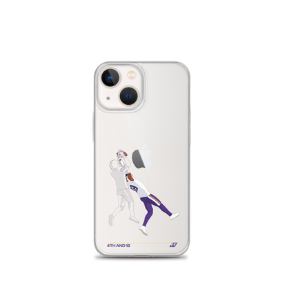 Justin Jefferson "4th and 18" iPhone Case
