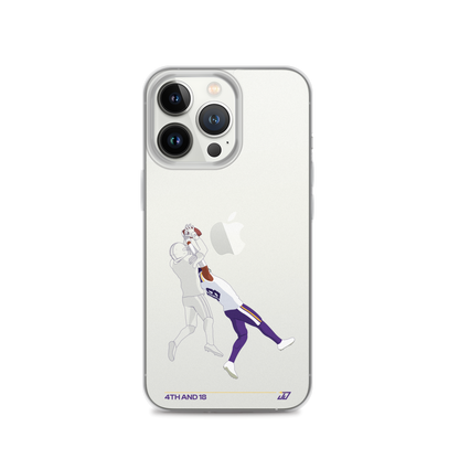Justin Jefferson "4th and 18" iPhone Case