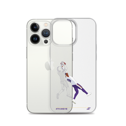 Justin Jefferson "4th and 18" iPhone Case