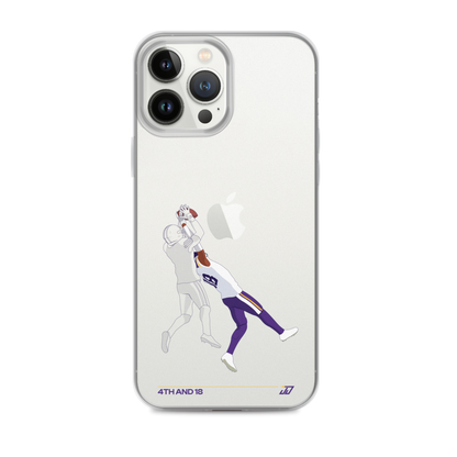 Justin Jefferson "4th and 18" iPhone Case