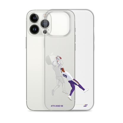 Justin Jefferson "4th and 18" iPhone Case