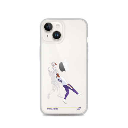 Justin Jefferson "4th and 18" iPhone Case