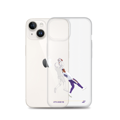 Justin Jefferson "4th and 18" iPhone Case