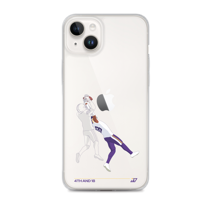 Justin Jefferson "4th and 18" iPhone Case