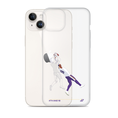Justin Jefferson "4th and 18" iPhone Case