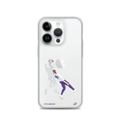 Justin Jefferson "4th and 18" iPhone Case