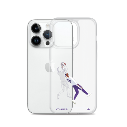Justin Jefferson "4th and 18" iPhone Case