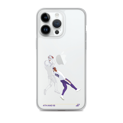 Justin Jefferson "4th and 18" iPhone Case