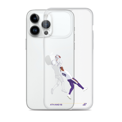Justin Jefferson "4th and 18" iPhone Case