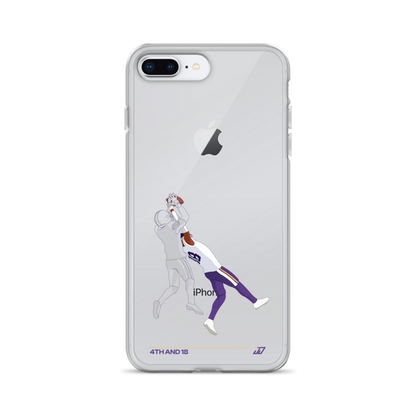 Justin Jefferson "4th and 18" iPhone Case
