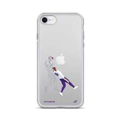 Justin Jefferson "4th and 18" iPhone Case