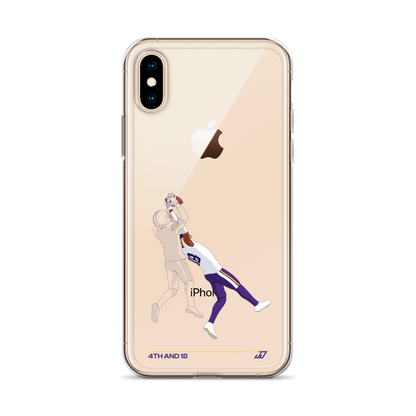 Justin Jefferson "4th and 18" iPhone Case