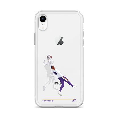Justin Jefferson "4th and 18" iPhone Case