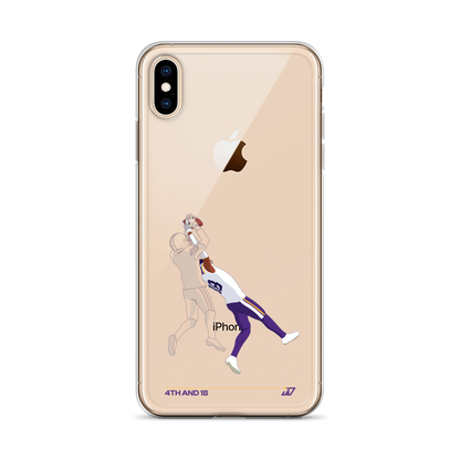 Justin Jefferson "4th and 18" iPhone Case