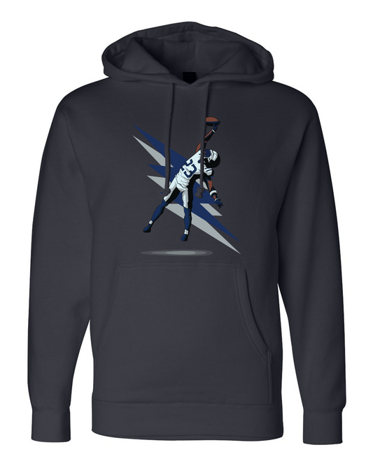 Kenny Moore Custom Interception Hoodie Navy (Pre-order)