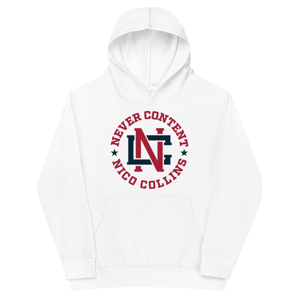 Nico Collins "Never Content" Youth Hoodie