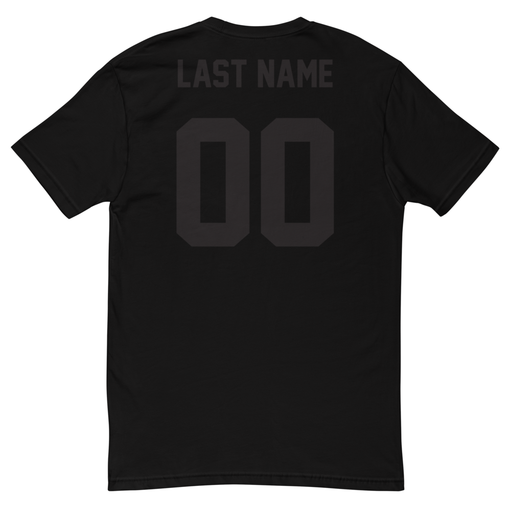 Athlete Name "Varsity" Men's Fitted T-Shirt | Next Level 3600