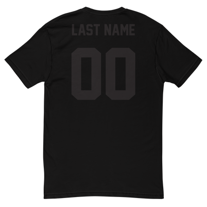 Athlete Name "Varsity" Men's Fitted T-Shirt | Next Level 3600