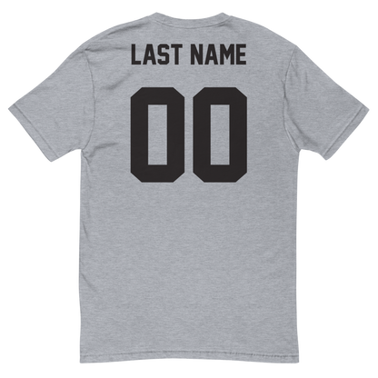 Athlete Name "Varsity" Men's Fitted T-Shirt | Next Level 3600