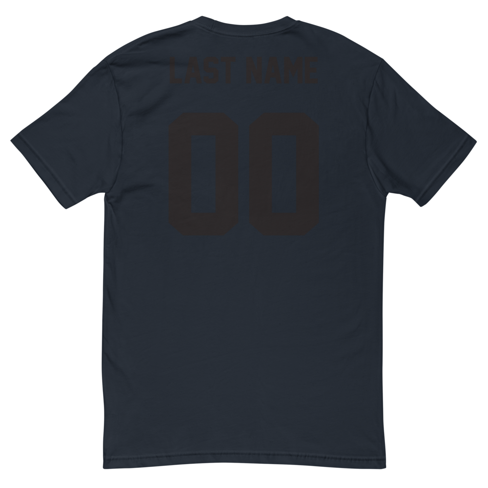 Athlete Name "Varsity" Men's Fitted T-Shirt | Next Level 3600