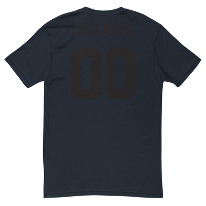 Athlete Name "Varsity" Men's Fitted T-Shirt | Next Level 3600