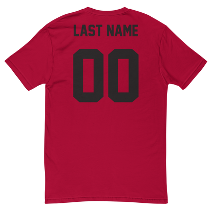 Athlete Name "Varsity" Men's Fitted T-Shirt | Next Level 3600