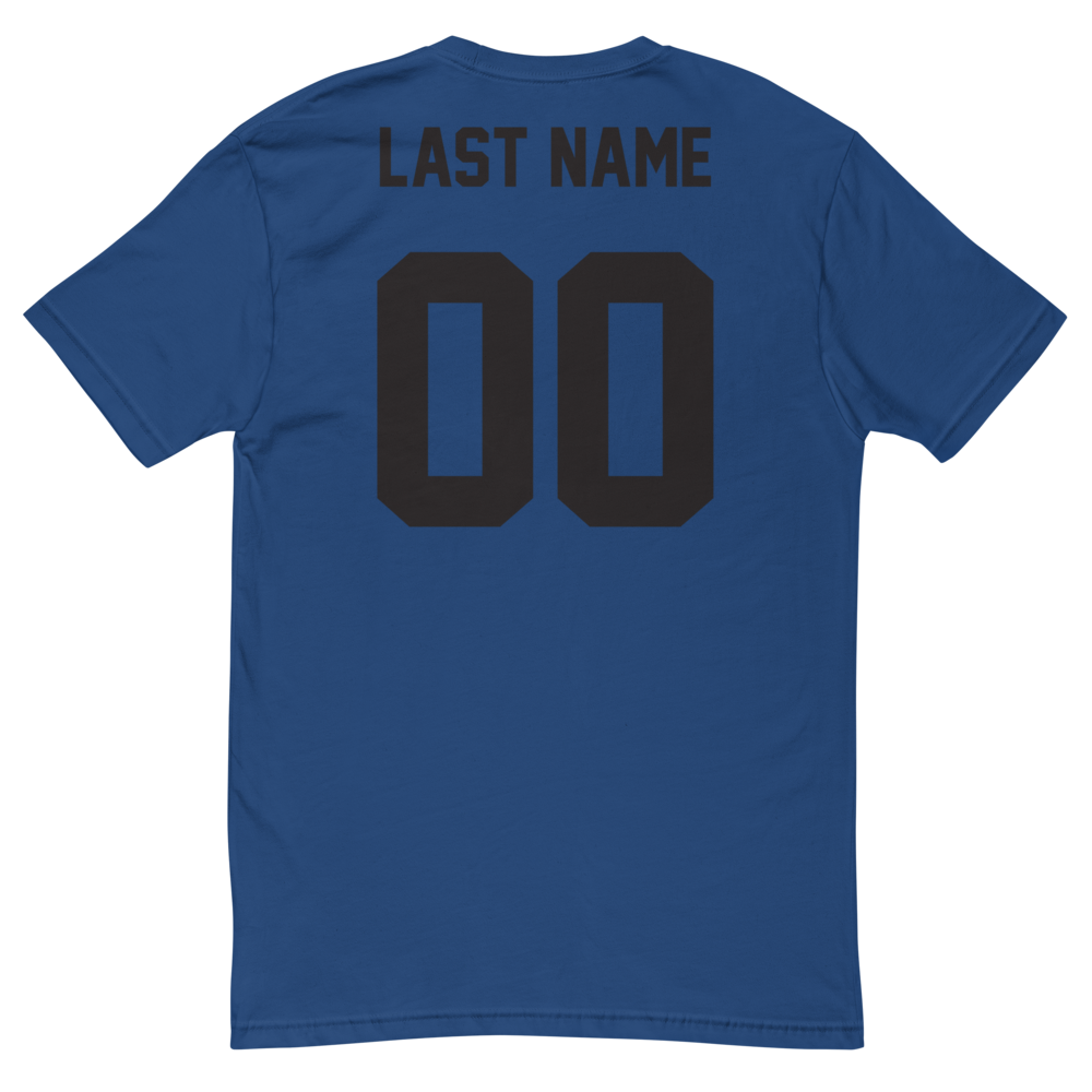 Athlete Name "Varsity" Men's Fitted T-Shirt | Next Level 3600