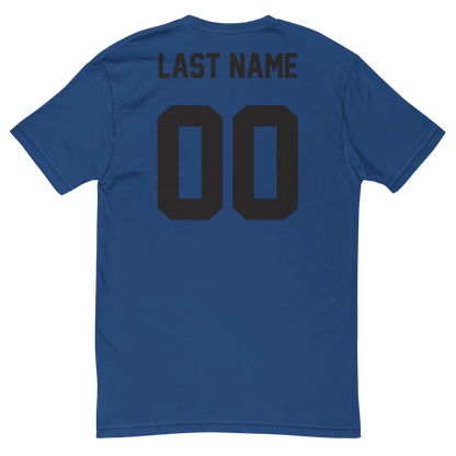 Athlete Name "Varsity" Men's Fitted T-Shirt | Next Level 3600