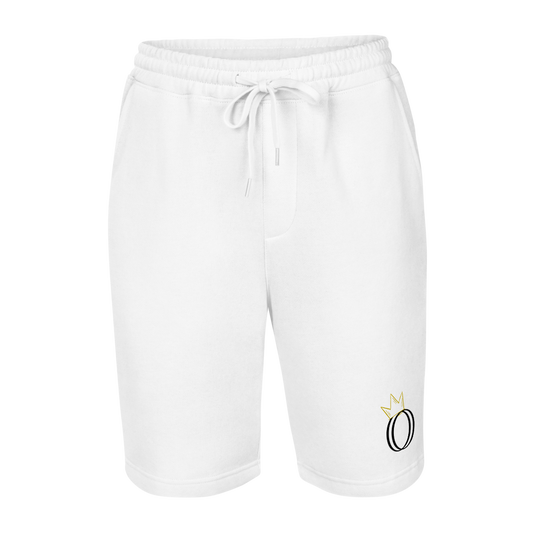 Ovie Oghoufo "Signature" Fleece Shorts White