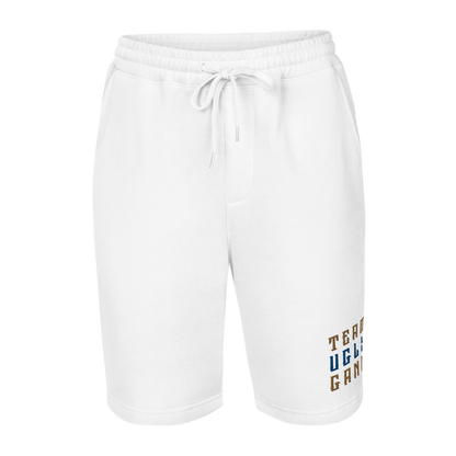 Foyesade Oluokun "Team Ugly Gang" Fleece Shorts White