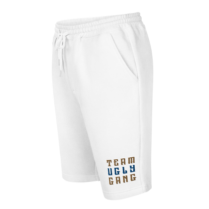 Foyesade Oluokun "Team Ugly Gang" Fleece Shorts White