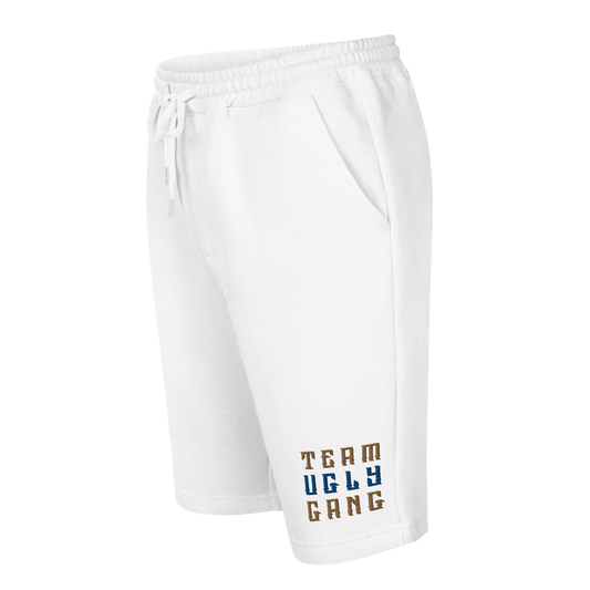 Foyesade Oluokun "Team Ugly Gang" Fleece Shorts White