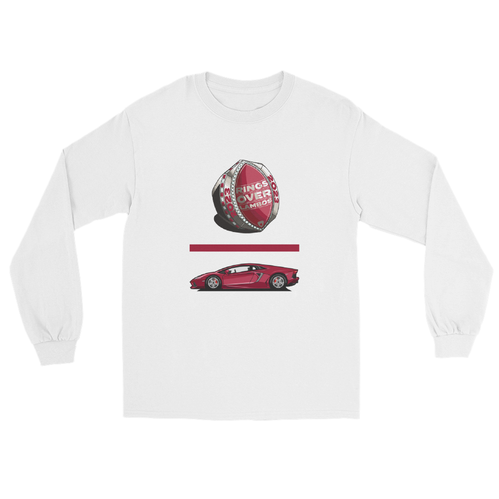 Rings Over Lambos "Equation (White)" Long Sleeve