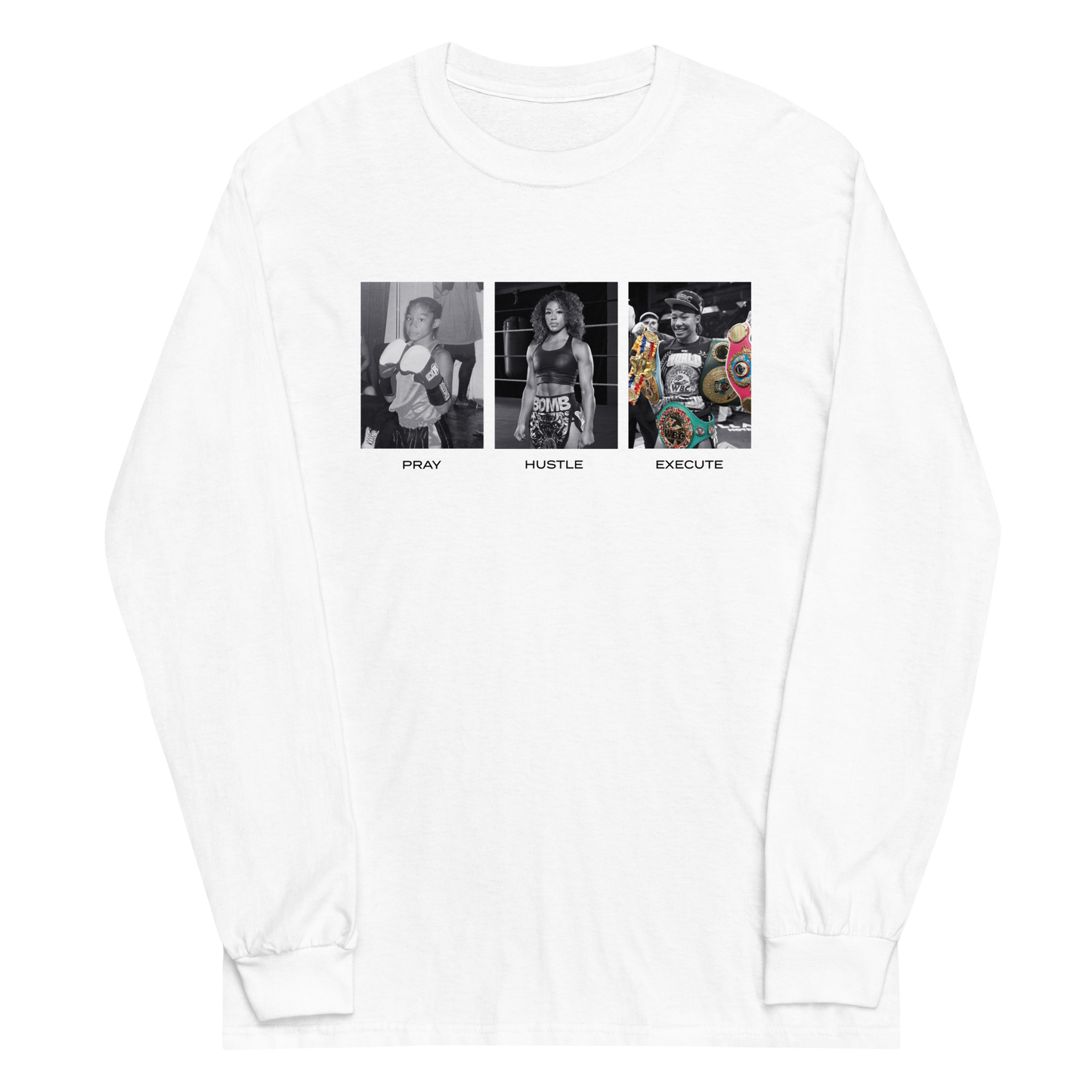Alycia Baumgardner "Pray, Hustle, Execute" Long Sleeve