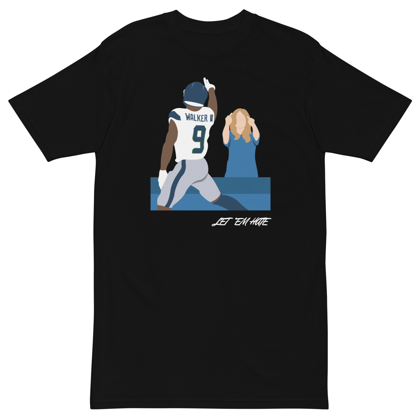 Kenneth Walker III "Let 'em Hate" Shirt