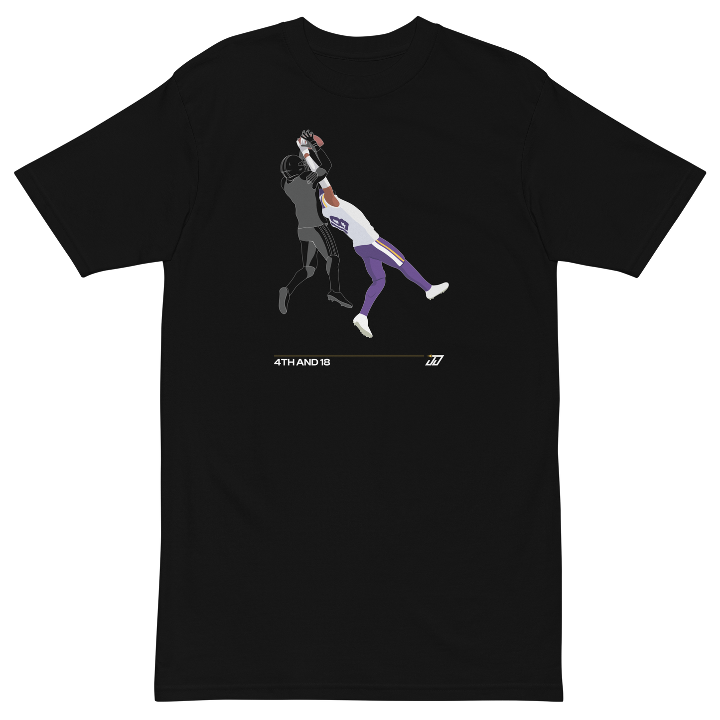 Justin Jefferson "4th & 18" Shirt