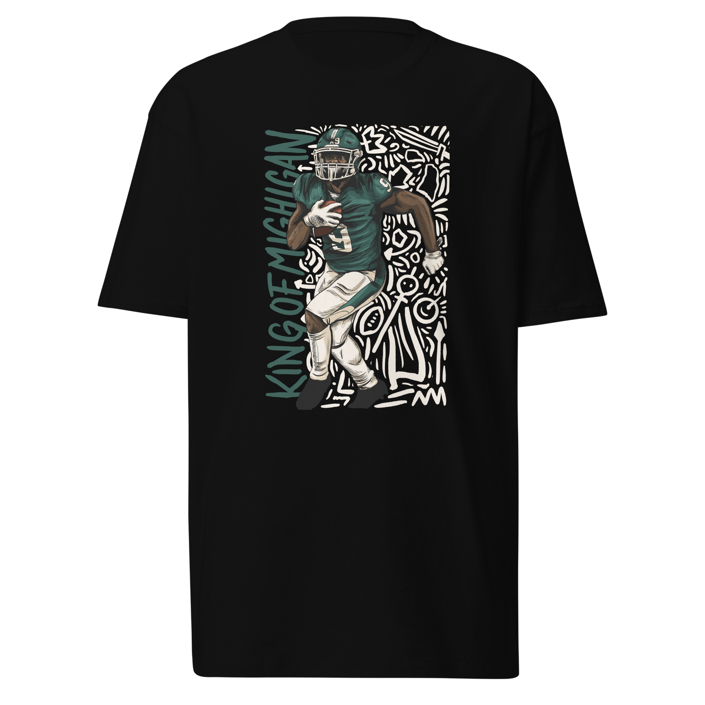 Kenneth Walker III "Michigan King 2" T-shirt